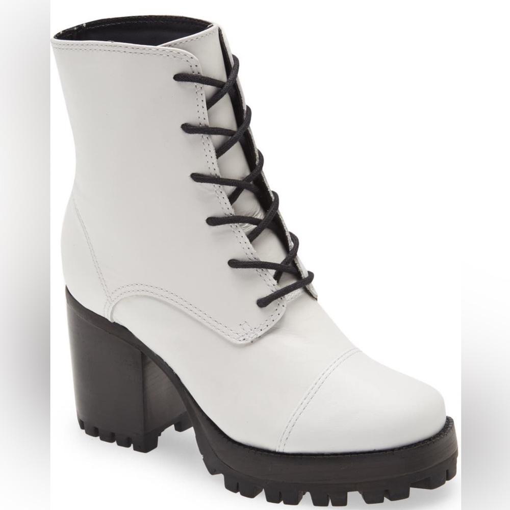Schutz platform lace up boots